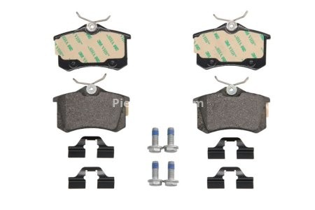 Set plăcuțe frână ATE, spate  (cu accesorii), pentru: DS DS 3; CITROEN C3 AIRCROSS II, C3 II, C3 III, C3 PICASSO, C4 CACTUS, DS3; OPEL CROSSLAND X, CROSSLAND X /LAND 1.0-2.0 05.86- 1