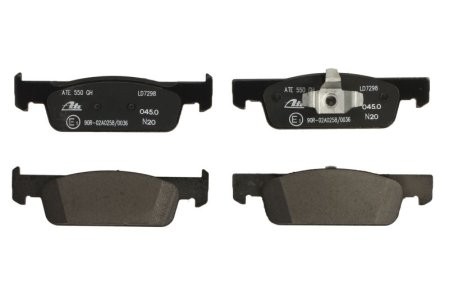 Set plăcuțe frână ATE din ceramică, față , pentru: DACIA LOGAN II, LOGAN MCV II, SANDERO II; RENAULT CLIO IV, CLIO IV/HATCHBACK, LOGAN II, LOGAN/STEPWAY II, SANDERO/STEPWAY II 0.9-Electric 10.12-