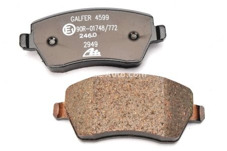 Set plăcuțe frână ATE, față (cu șuruburi ghidare etrier), pentru: DACIA DUSTER; OPEL AGILA; SUZUKI SPLASH, SWIFT III 1.0-1.6 02.05- 2