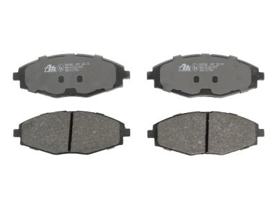 Set plăcuțe frână ATE, față , pentru: MATIZ, SPARK, SPARK/HATCHBACK; DAEWOO LANOS, MATIZ 0.8-6.2 05.97-