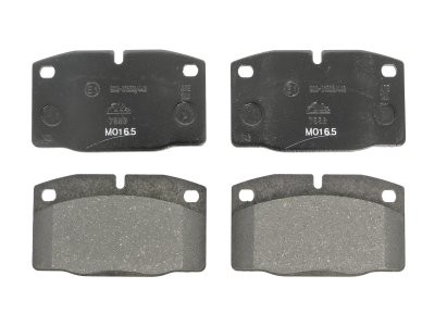 Set plăcuțe frână ATE, față , pentru: DAEWOO CIELO; OPEL ASCONA B, ASCONA C, CORSA A, CORSA A TR, CORSA A/HATCHBACK, KADETT D, KADETT E, KADETT E COMBO, KADETT E/KOMBI 1.0-2.4 09.75-11.00