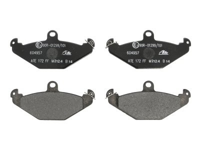 Set plăcuțe frână ATE, spate  , pentru: DODGE VIPER; RENAULT 21, ESPACE III, LAGUNA I, SAFRANE I, SAFRANE II, SPORT SPIDER; ASTON MARTIN DB7 VOLANTE 1.8-8.0 03.86-10.02