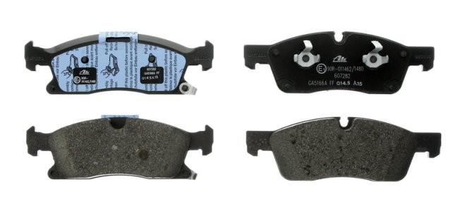 Set plăcuțe frână ATE, față , pentru: MERCEDES GL (X166), GLE (C292), GLE (W166), GLS (X166), M (W166); DODGE DURANGO; JEEP GRAND CHEROKEE, GRAND CHEROKEE IV 2.2D-6.4 11.10-