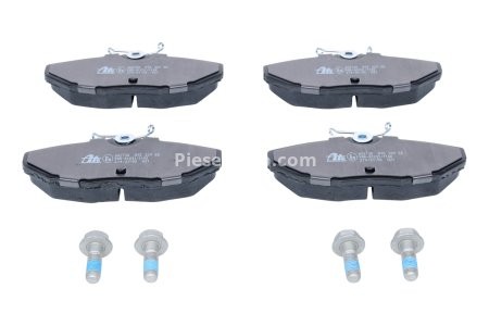 Set plăcuțe frână ATE, spate  (cu șuruburi ghidare etrier), pentru: DODGE VIPER; JAGUAR S-TYPE II, XJ 2.5-8.0 10.97-03.09 3