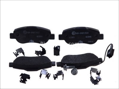 Set plăcuțe frână ATE, față , pentru: FIAT 500, 500 C, PANDA, PANDA/HATCHBACK; FORD KA 1.2-1.4CNG 10.04-