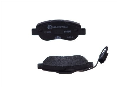 Set plăcuțe frână ATE, față , pentru: FIAT 500, 500 C, PANDA, PANDA/HATCHBACK; FORD KA 1.2-1.4CNG 10.04-