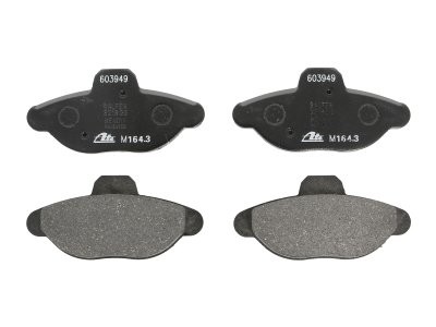 Set plăcuțe frână ATE, față , pentru: FIAT CINQUECENTO, PANDA, PUNTO, SEICENTO / 600 0.7-Electric 07.91-