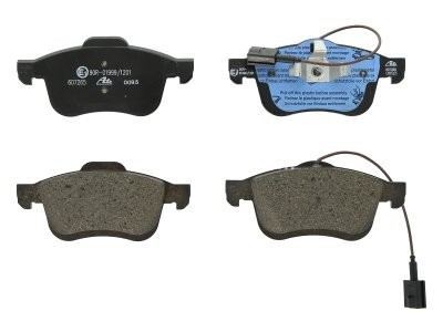 Set plăcuțe frână ATE, față , pentru: FIAT DOBLO, DOBLO CARGO; LANCIA DELTA III; OPEL COMBO TOUR, COMBO/MINIVAN 1.3D-2.0D 09.08-