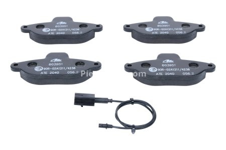 Set plăcuțe frână ATE, față , pentru: FIAT PANDA, PUNTO, SEICENTO / 600; FORD KA; LANCIA Y 0.9-1.7D 09.93- 3
