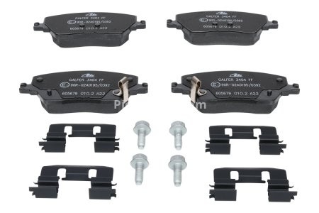 Set plăcuțe frână ATE, față (cu accesorii; cu șuruburi ghidare etrier), pentru: FIAT TIPO 1.0-1.6D 10.15- 3