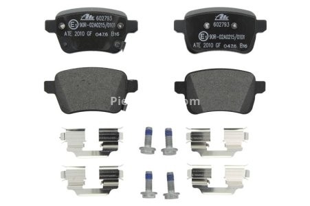Set plăcuțe frână ATE, spate  , pentru: FIAT 500L, TIPO; OPEL ADAM, CORSA E, CORSA E/HATCHBACK 1.0-1.6D 09.12-