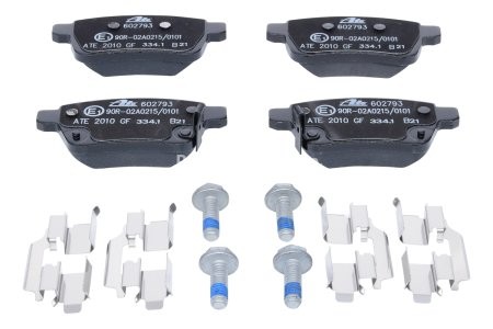 Set plăcuțe frână ATE, spate  , pentru: FIAT 500L, TIPO; OPEL ADAM, CORSA E, CORSA E/HATCHBACK 1.0-1.6D 09.12- 3
