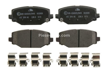 Set plăcuțe frână ATE, spate  , pentru: FIAT FREEMONT; LANCIA VOYAGER 2.0D-3.6LPG 08.11-12.16