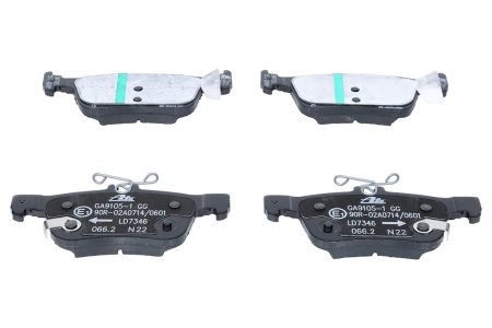Set plăcuțe frână ATE din ceramică, spate , pentru: FORD FOCUS IV, GALAXY III, KUGA II, KUGA III, MONDEO V, S-MAX; FORD USA EDGE 1.0-2.5H 03.13- 3
