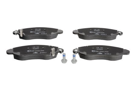Set plăcuțe frână ATE, față (cu șuruburi ghidare etrier), pentru: FORD TRANSIT 2.0D-2.4D 01.00-05.06 3