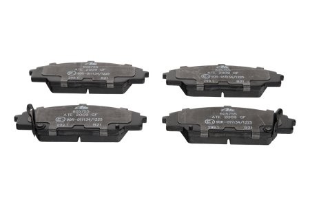 Set plăcuțe frână ATE, față , pentru: HONDA CIVIC VII, CIVIC VIII, S2000 1.4-2.2 06.99- 3