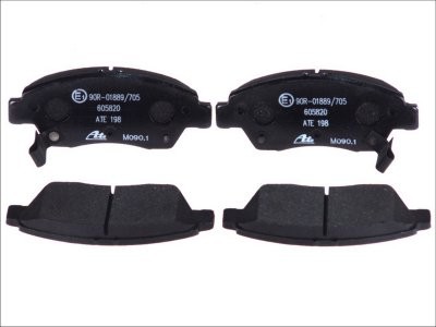 Set plăcuțe frână ATE, față , pentru: HONDA CIVIC V, CIVIC VI, CIVIC VII, CIVIC VIII, CRX III, DOMANI 1.3-2.0D 10.91-12.13