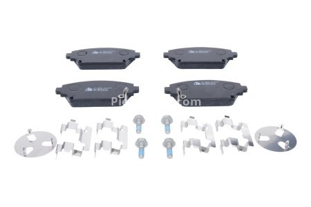 Set plăcuțe frână ATE, față (cu accesorii; cu șuruburi ghidare etrier), pentru: HONDA ACCORD VI; MG MG ZR, MG ZS; NISSAN ALMERA TINO, PRIMERA 1.4-2.5 03.97- 3