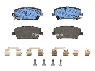 Set plăcuțe frână ATE, față (cu accesorii; cu șuruburi ghidare etrier), pentru: HONDA CIVIC VIII 1.4/1.8/2.2D 09.05-12.11