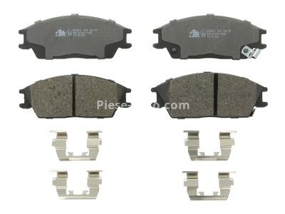 Set plăcuțe frână ATE, față (cu accesorii), pentru: HONDA ACCORD II; HYUNDAI ACCENT, ACCENT I, ACCENT II, GETZ, LANTRA I, LANTRA II, PONY, PONY / EXCEL, S 1.1-1.8 09.83-12.10