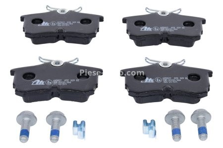 Set plăcuțe frână ATE, spate  (cu șuruburi ghidare etrier), pentru: HONDA ACCORD VI, ACCORD VII; TOYOTA COROLLA 1.3-3.0 07.92-05.08 3