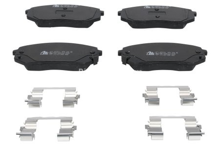 Set plăcuțe frână ATE, față , pentru: HYUNDAI KONA, KONA/SUV, TUCSON, TUCSON/SUV; KIA SPORTAGE IV 1.0-2.4 06.15-