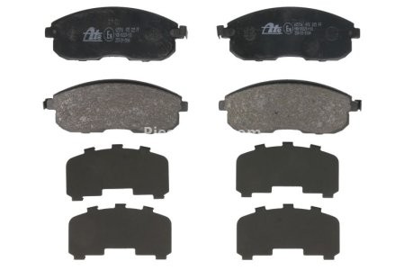 Set plăcuțe frână ATE, față , pentru: NISSAN ALTIMA, CUBE, JUKE, PULSAR, SENTRA VII, TEANA I, TIIDA; RENAULT LATITUDE; SUZUKI SX4 1.2-3.5 08.01-
