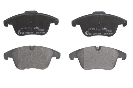 Set plăcuțe frână ATE, față , pentru: JAGUAR S-TYPE II, XF I, XF SPORTBRAKE, XJ, XK II 2.0-5.0 01.99-12.15