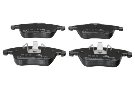 Set plăcuțe frână ATE, față , pentru: JAGUAR S-TYPE II, XF I, XF SPORTBRAKE, XJ, XK II 2.0-5.0 01.99-12.15 3