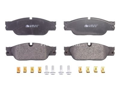 Set plăcuțe frână ATE, față (cu șuruburi ghidare etrier), pentru: JAGUAR S-TYPE II, XJ 2.5-4.2 01.99-03.09