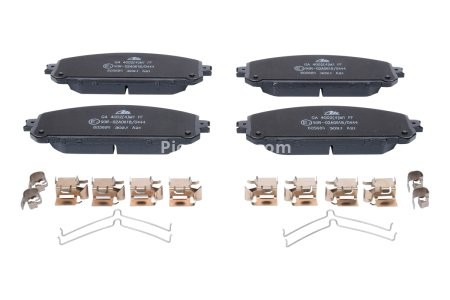 Set plăcuțe frână ATE, față (cu accesorii), pentru: JEEP CHEROKEE 2.0-3.2 11.13- 3