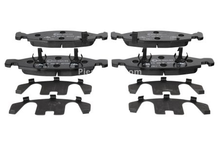 Set plăcuțe frână ATE, față (cu un tampon de amortizare), pentru: JEEP CHEROKEE, GRAND CHEROKEE II 2.5-4.7 01.88-09.05 3