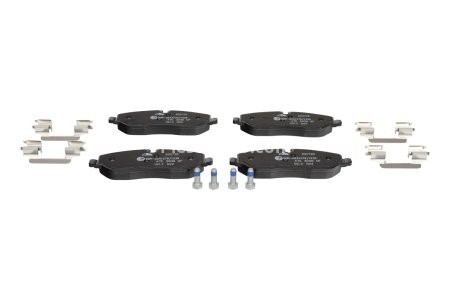 Set plăcuțe frână ATE, față (cu accesorii; cu șuruburi ghidare etrier), pentru: LAND ROVER DISCOVERY III, DISCOVERY IV, RANGE ROVER III 2.7D-4.4 03.02-12.18 3