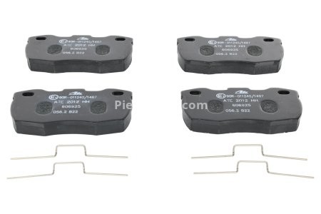 Set plăcuțe frână ATE, față (cu accesorii), pentru: LAND ROVER 110/127, 90 I, DEFENDER 2.2D-3.9 09.83-02.16 3