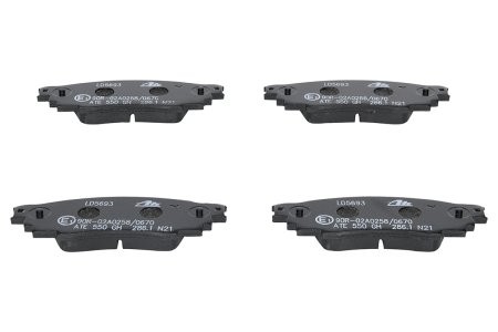 Set plăcuțe frână ATE din ceramică, spate , pentru: LEXUS ES, NX, RX, UX; TOYOTA CAMRY, C-HR, COROLLA, RAV 4 V 1.2-3.5 07.14- 3
