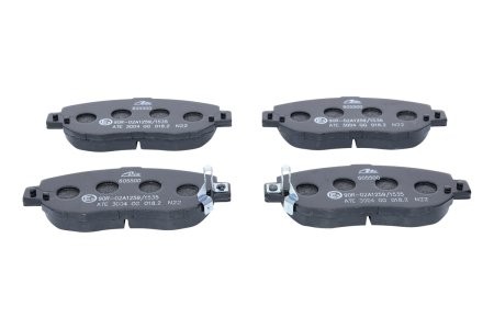 Set plăcuțe frână ATE, față , pentru: LEXUS GS, IS I, IS SPORTCROSS, SC; TOYOTA ALTEZZA, ALTEZZA GITA, ARISTO, CHASER, MARK II IX, MARK II VIII, SUPRA, VEROSSA 2.0-4.3 08.91- 3