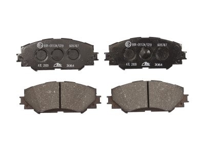 Set plăcuțe frână ATE, față , pentru: LEXUS HS; PONTIAC VIBE; SUBARU TREZIA; TOYOTA ALLION II, AURIS, COROLLA, MATRIX, NOAH/VOXY, PREMIO, RAV 4 III, RAV 4 IV, URBAN CRUISER 1.3-3.5 11.05-