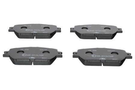 Set plăcuțe frână ATE, față , pentru: LEXUS IS II; TOYOTA CAMRY, MARK X I, WISH 1.8-3.3 08.01-03.13 3
