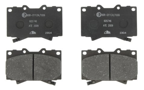 Set plăcuțe frână ATE, față , pentru: LEXUS LX; TOYOTA LAND CRUISER, LAND CRUISER 100, TUNDRA 3.4/4.2D/4.7 01.90-