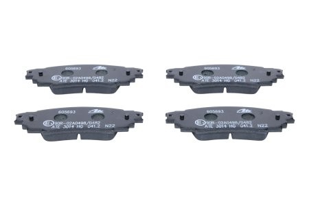 Set plăcuțe frână ATE, spate  , pentru: LEXUS ES, NX, RX, UX; TOYOTA CAMRY, C-HR, COROLLA, RAV 4 V 1.2-3.5H 07.14- 3