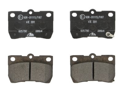 Set plăcuțe frână ATE, spate  , pentru: LEXUS GS, IS C, IS II, IS III; TOYOTA CROWN, MARK X I, MARK X II 2.2D-5.0 09.03-