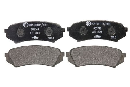 Set plăcuțe frână ATE, spate  , pentru: LEXUS LX; TOYOTA LAND CRUISER, LAND CRUISER 100 4.2D/4.7 01.98-03.08