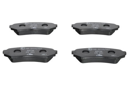 Set plăcuțe frână ATE, spate  , pentru: LEXUS LX; TOYOTA LAND CRUISER, LAND CRUISER 100 4.2D/4.7 01.98-03.08 3