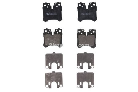 Set plăcuțe frână ATE, spate  (cu un tampon de amortizare), pentru: LEXUS LS 4.6/5.0H 04.06-