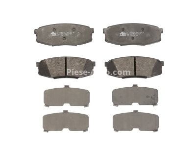 Set plăcuțe frână ATE, spate  (cu un tampon de amortizare), pentru: LEXUS LX; TOYOTA LAND CRUISER 200, SEQUOIA, TUNDRA 4.0-5.7ALK 01.06-