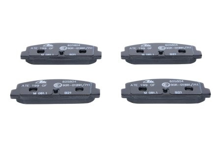 Set plăcuțe frână ATE, spate  , pentru: MAZDA 323 F V, 323 F VI, 323 P V, 323 S VI, 6, 626 IV, 626 V, PREMACY, RX-7 I; MITSUBISHI GALANT IV 1.1-2.5 09.80-07.13 3