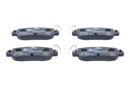 Set plăcuțe frână ATE, spate  , pentru: MAZDA CX-3, CX-5 1.5D-2.5 11.11-
