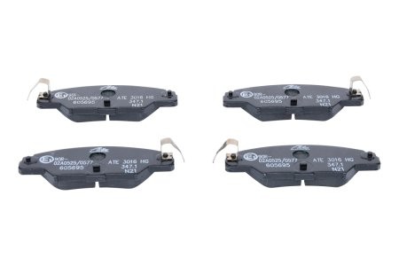 Set plăcuțe frână ATE, spate  , pentru: MAZDA CX-5, MX-5 IV, MX-5 RF TARGA 1.5-2.5 11.11- 3