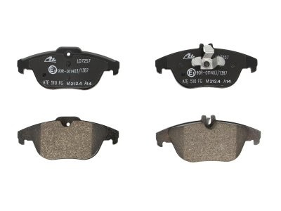 Set plăcuțe frână ATE din ceramică, spate , pentru: MERCEDES C T-MODEL (S204), C (W204), E (A207), E (C207), GLK (X204) 2.0-3.5 01.07-06.16