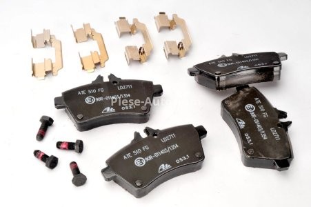 Set plăcuțe frână ATE din ceramică, față , pentru: MERCEDES A (W169), B SPORTS TOURER (W245) 1.5-2.0D 09.04-06.12